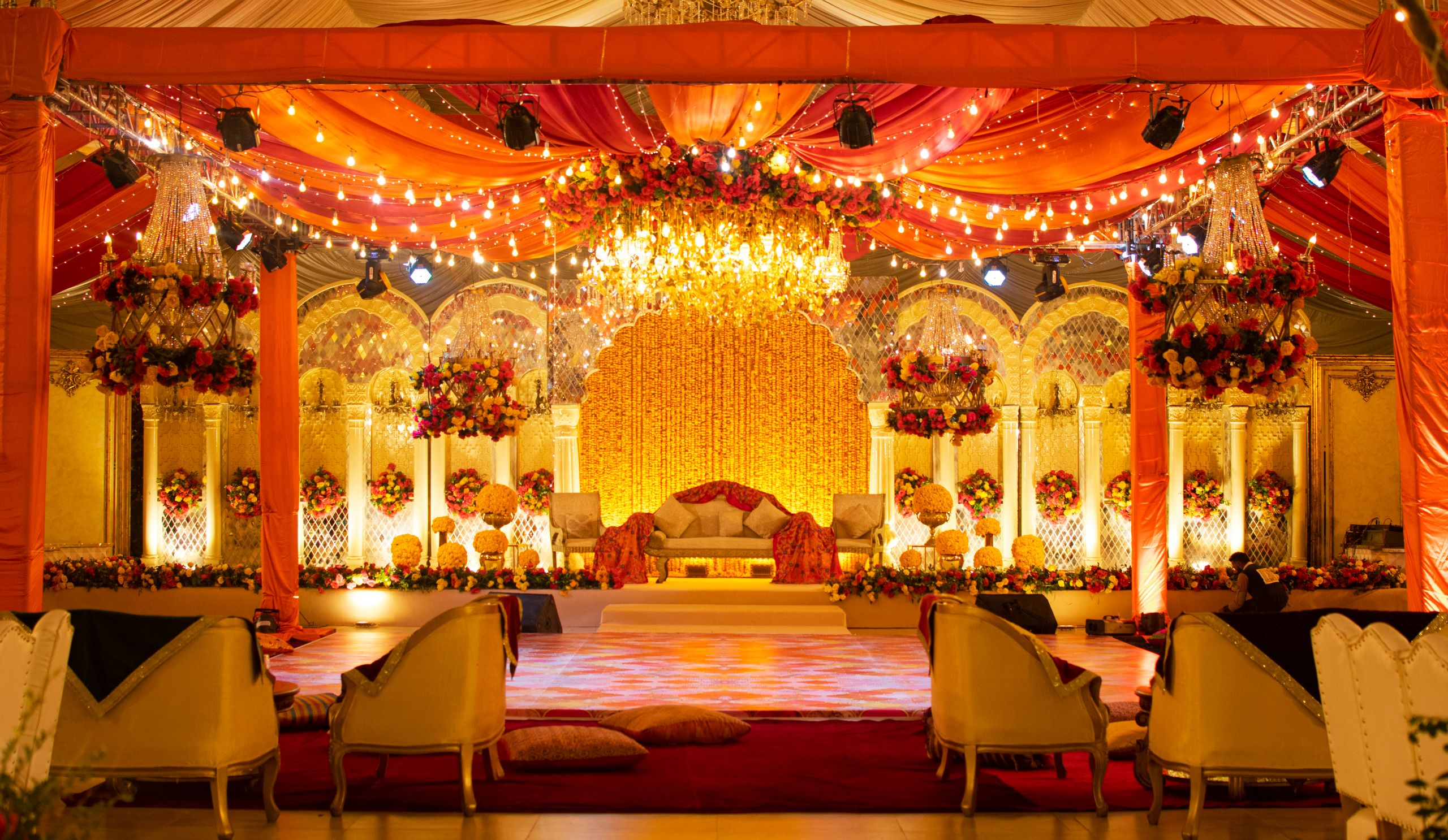 Luxury hotel wedding venue